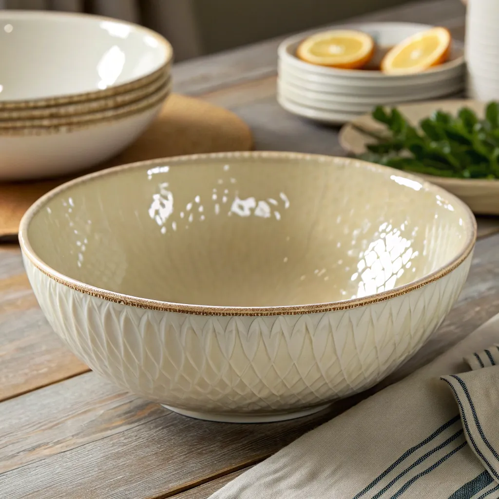 Ceramic dinnerware bowl
